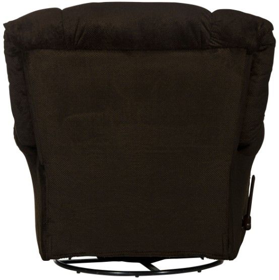 Catnapper® Daly Chocolate Chaise Swivel Glider Recliner-2