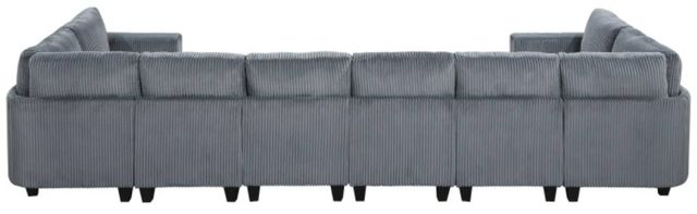 Homelegance® Walterboro 8-Piece Dark Modular Gray Sectional with Storage-3