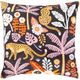 Surya Safari Bright Orange 18"x18" Toss Pillow with Polyester Insert-0
