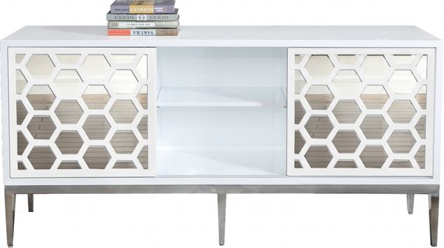 Meridian Furniture Zoey White Sideboard-1