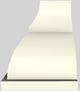 Vent-A-Hood® Designer Series 60" Biscuit Wall Mounted Range Hood-3