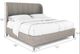 A.R.T. Furniture® Vault Mink Upholstered Queen Shelter Panel Bed-4