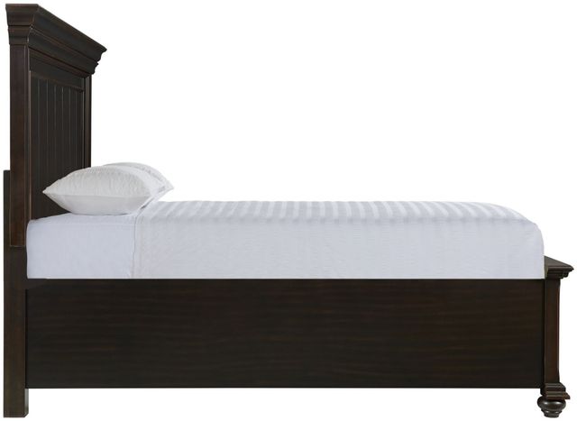 Elements International Slater Black Queen Platform Storage Bed-2