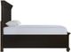 Elements International Slater Black Queen Platform Storage Bed-2
