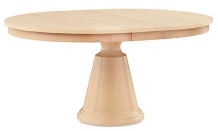 Bassett® Furniture BenchMade Origins Nichols Natural Round Dining Table with Leaf-1