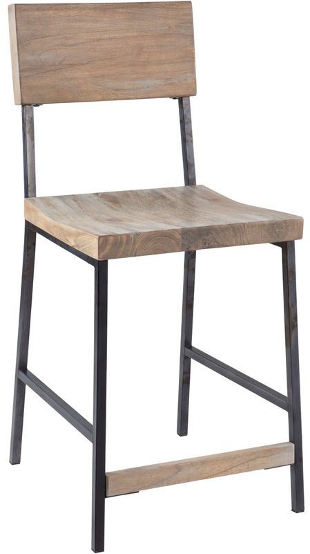 Olliix by INK+IVY Grey Tacoma 24" Counter Stool-0