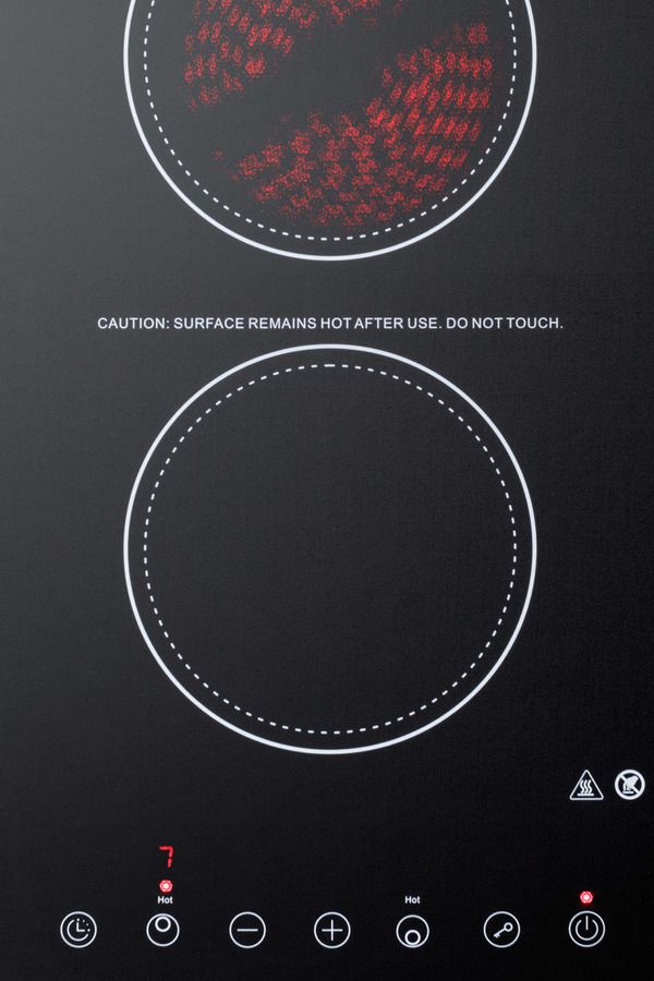 Summit® 12" Black Electric Cooktop-1