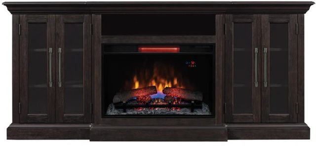 ClassicFlame® Grand Espresso Pine TV Stand-2