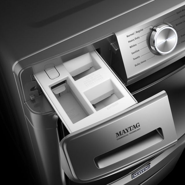 Maytag® 4.8 Cu. Ft. Metallic Slate Front Load Washer-5
