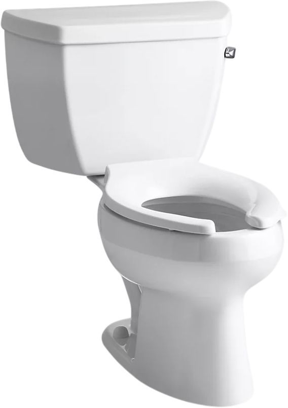 KOHLER® Wellworth® Classic White 2-Piece Right-Hand Trip Elongated Toilet, 1.6 Gpf-0