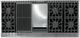 Viking® 5 Series 60" Nantucket Pro Style Dual Fuel (LP) Range with Polished Chrome Trim-3