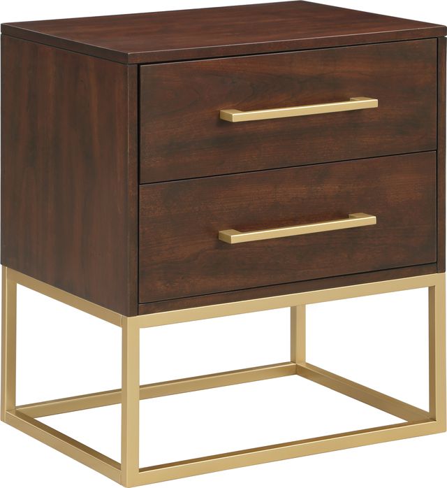Meridian Furniture Maxine Dark Cherry Nightstand-0