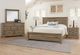 Artisan & Post by Vaughan-Bassett Cool Rustic Stone Gray California King Plank Bed-1