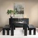 Classic Home Bristol Onyx Haze Bench-5