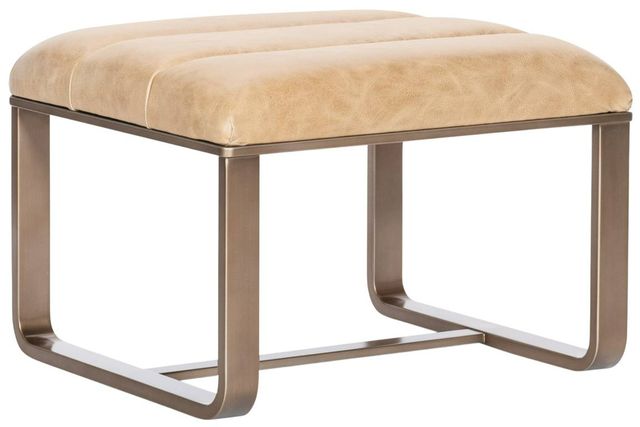 Hooker® Furniture CC Cooper Firenze Ghiaia/Gold Ottoman-0