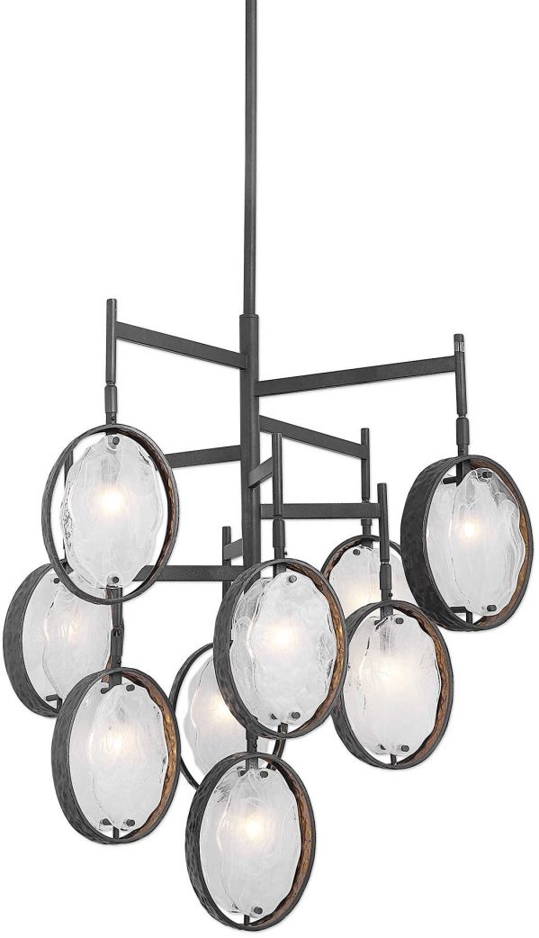 Uttermost® Maxin Dark Bronze 9-Light Chandelier-0