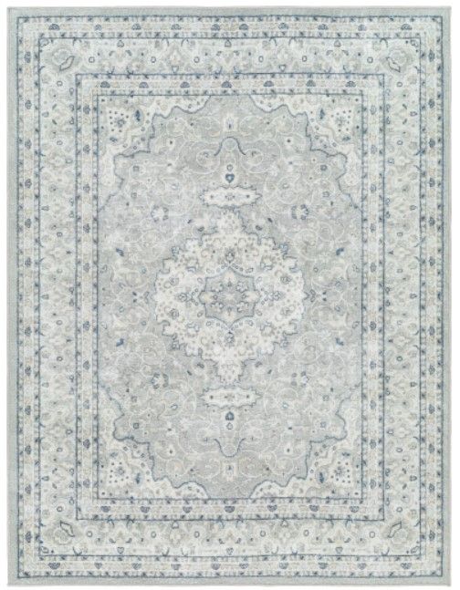 Surya Hera Gray/White 4'x6' Area Rug-0