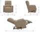 La-Z-Boy® Cade Stone Leather Manual Wall Recliner-2