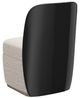 Caracole® Cabochon Silver Taupe/Piano Black Dining Side Chair-3