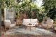 New Classic® Home Furnishings Solstice Rope Beige/Brown Acacia/Linen Outdoor Loveseat-1