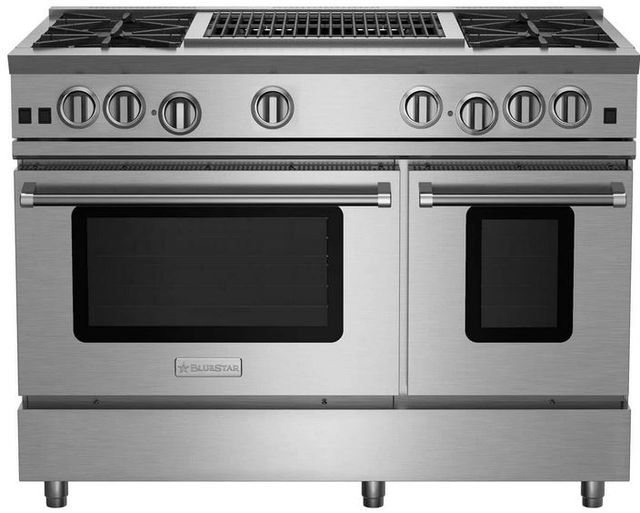 BlueStar® RNB Series 48" Stainless Steel Pro Style Natural Gas Range-0