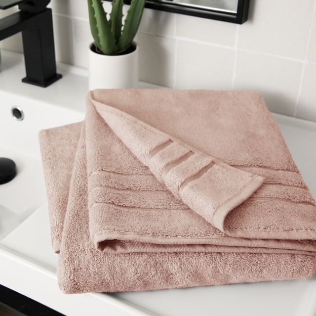 Cariloha Blush Viscose and Turkish Cotton Blend Bath Sheet-4
