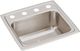 Elkay Lustertone® Classic Lustrous Satin 17" x 16" x 7-5/8" OS4-Hole Single Bowl Drop-In Sink-0