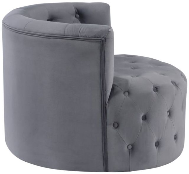 Homelegance® Cheswold Gray Accent Swivel Chair-3