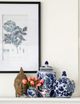 A & B Home Blue/White Aline Jar-3