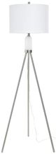 Stylecraft Brushed Nickel Floor Lamp-0