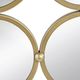 A & B Home Harmony Champagne Gold Wall Mirror-3