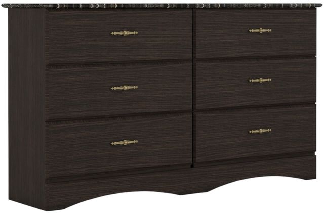Perdue Woodworks 20,000 Essential Brown 58" 6-Drawer Chest-0