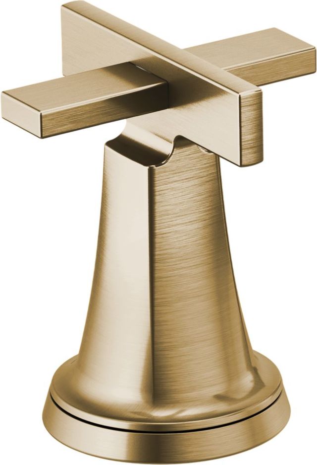 Brizo Levoir™ Brilliance® Luxe Gold® Widespread Lavatory High Cross Handle Kit-0