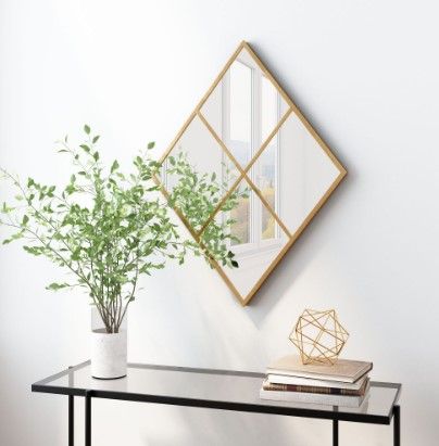 Zuo® Modern Meo Gold Mirror-4