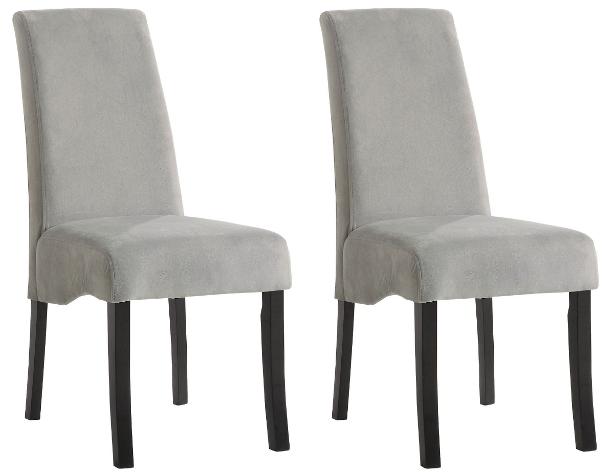 Coaster Stanton 2-Piece Grey Upholstered Side Chairs - Thumbnail 3