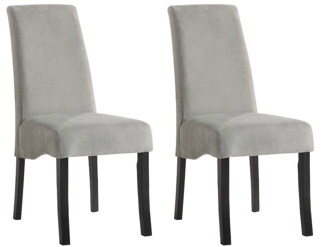 Coaster® Stanton 2-Piece Grey Upholstered Side Chairs-2
