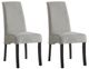 Coaster® Stanton 2-Piece Grey Upholstered Side Chairs-2