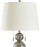 Stylecraft Nickel/Off-White Table Lamp -1