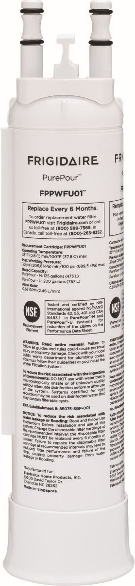 Frigidaire® PurePour™ WF-1™ Refrigerator Water Filter