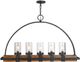 Uttermost® Atwood Bronze Rustic 5-Light Island-4