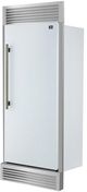 FORNO® Maderno Series Espresso 32" 13.6 Cu. Ft. White and Antique Brass Built In Right Hinge Convertible Refrigerator/Freezer-3
