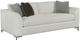 Fairfield® Customizable Urban Living Clipped Arm Sofa with Border Back and Metal Legs-0