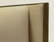 International Furniture Direct Forge Chocolate Brown/Ivory Leather Dining Side Chair-3