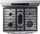Samsung® 30" Fingerprint Resistant Stainless Steel Smart Freestanding Natural Gas Range with Built-in WiFi and No Preheat Air Fry-4