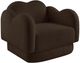 Meridian Furniture Bloom Brown Teddy Fabric Accent Chair-0