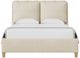 Artisan & Post by Vaughan-Bassett Pure Maple Sandstone/Syrup King Upholstered Panel Bed-2