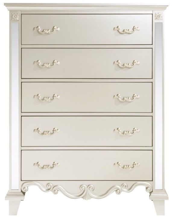 Mazin Furniture Ever Champagne Chest of Drawers-1