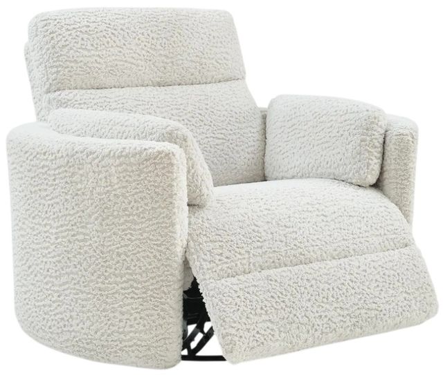 Signature Design by Ashley® Moonrae Silver Power Swivel Glider Recliner-2