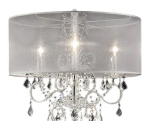 Furniture of America® Rigel Silver Table Lamp-1