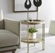 Uttermost® Elise Brass Side Table-1
